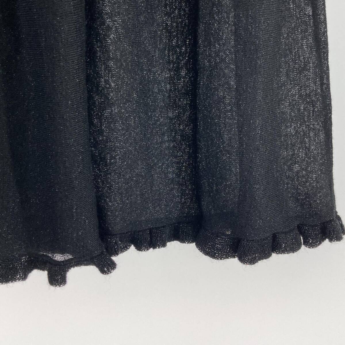 Rirandture リランドチュール ベルト付き ロングスカート size2/黒 レディース_画像3