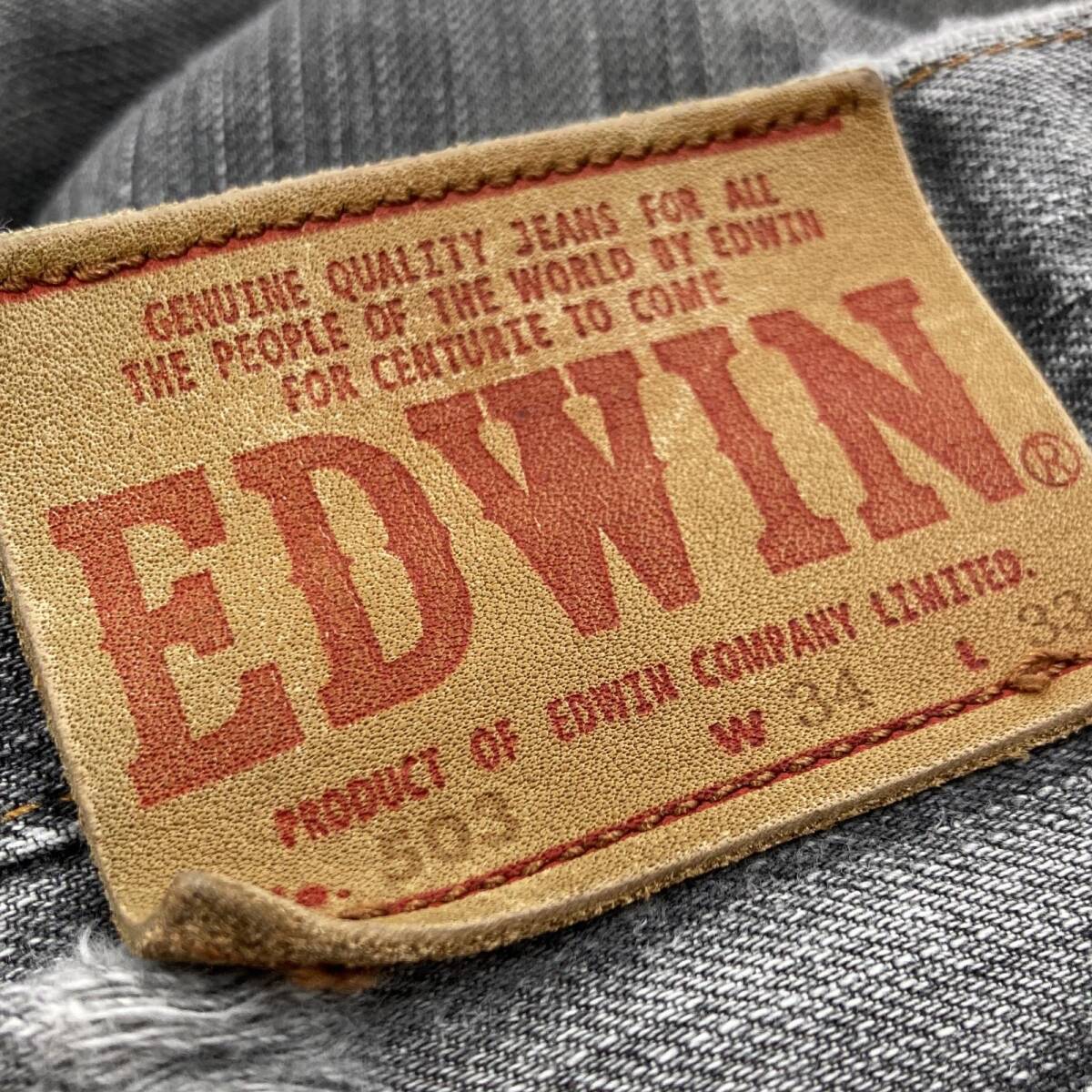 EDWIN エドウィン デニムパンツ size34/グレー メンズ_画像5