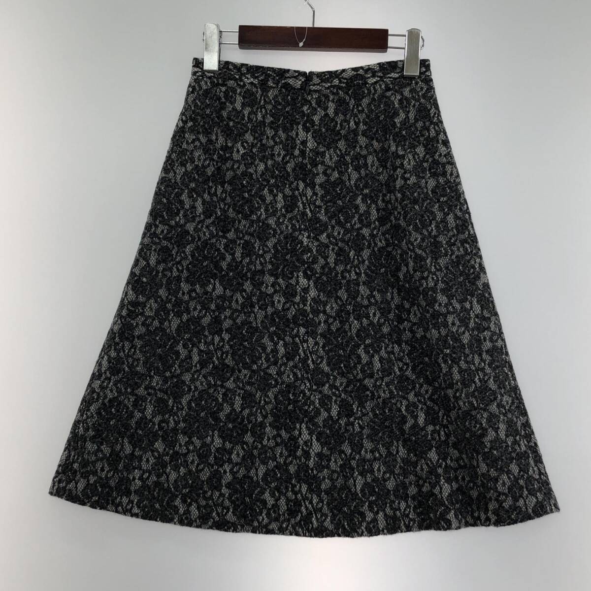 SunaUna SunaUna wool . skirt size36/ black lady's 
