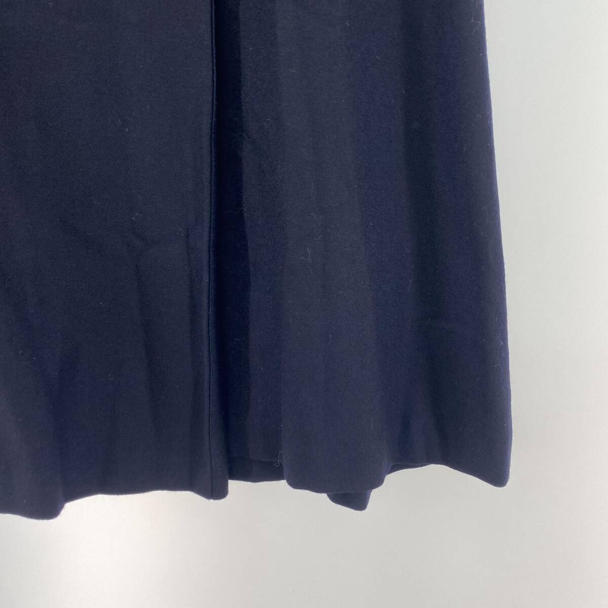 yu. packet OK SunaUna SunaUna wool . skirt size36/ navy blue lady's 