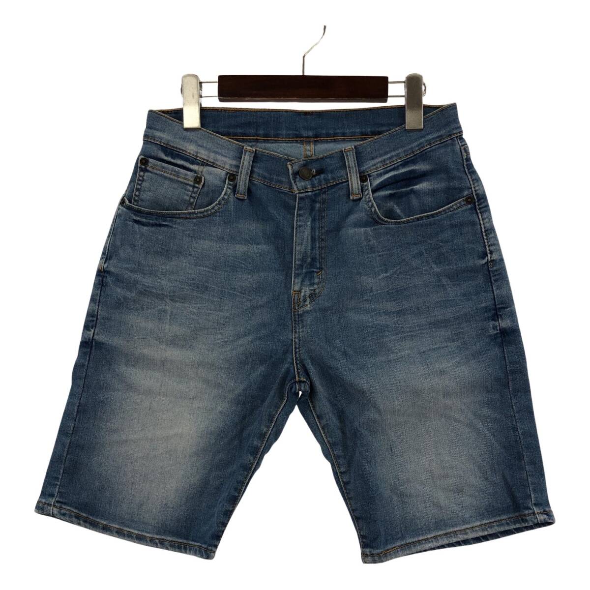 LEVI'S リーバイス 505 ハーフ デニムパンツ sizeW30/青 レディース_画像1