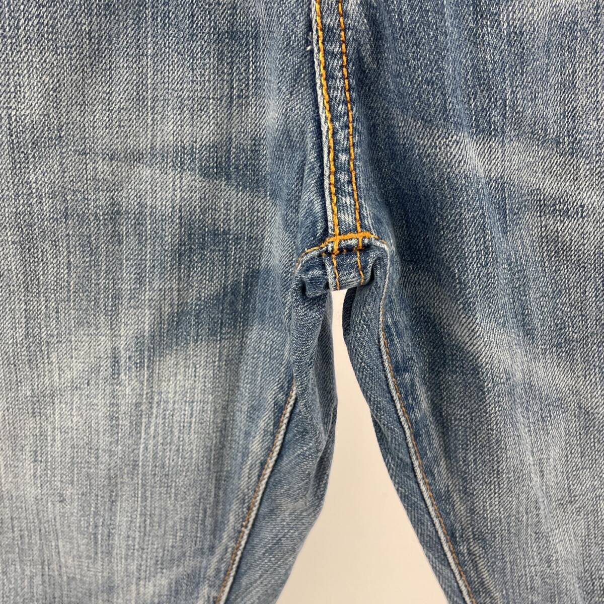 LEVI'S リーバイス 508 ダメージ加工 デニムパンツ sizeW28/ライトブルー レディース_画像3