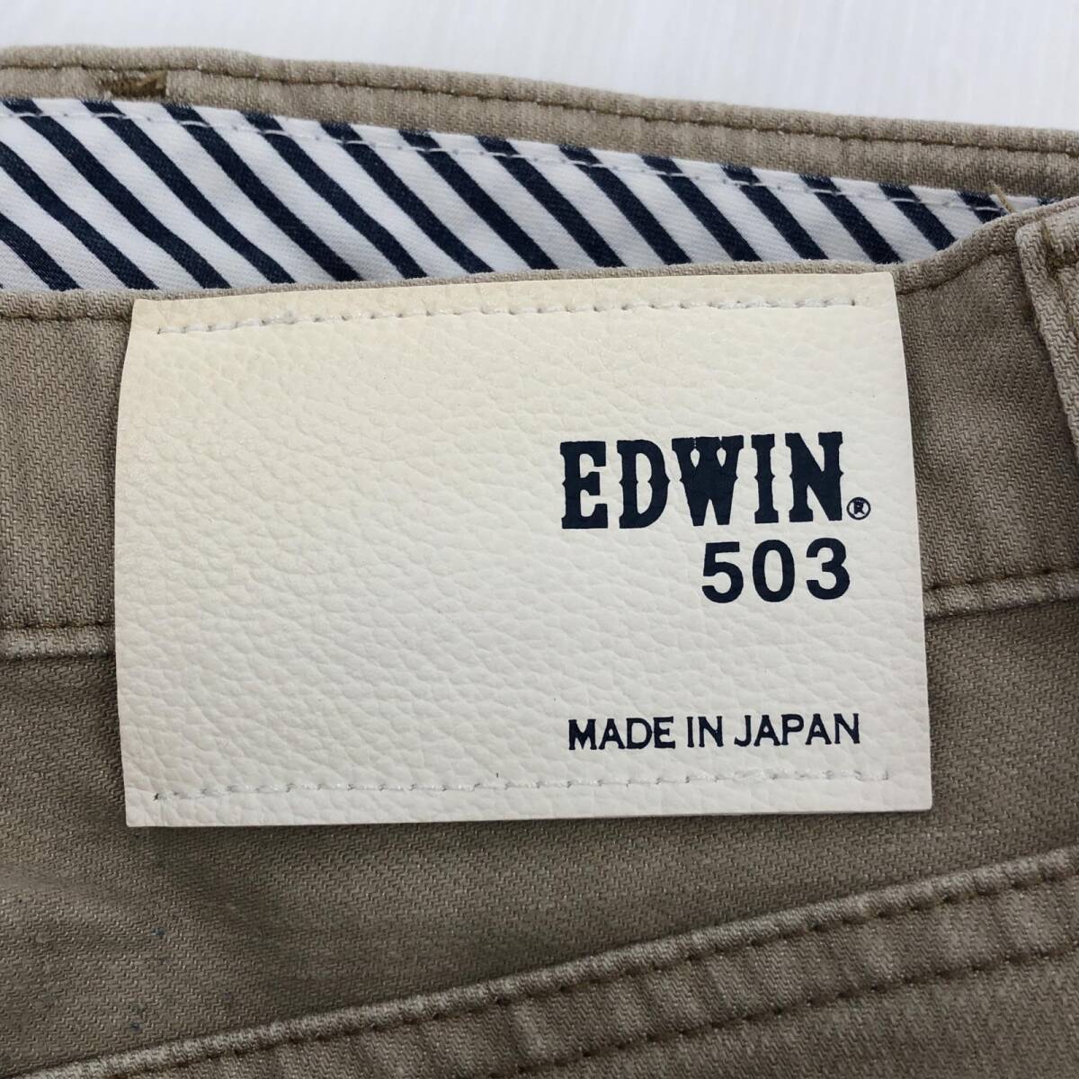 EDWIN エドウィン デニムパンツ size34/ベージュ系 メンズ_画像8