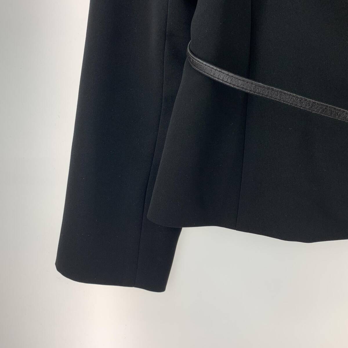 STELLA CROSS  ステラクロス ブラウス ベルト付き  ジャケット スカート スーツ セットアップ size15AR/黒 レディースの画像3