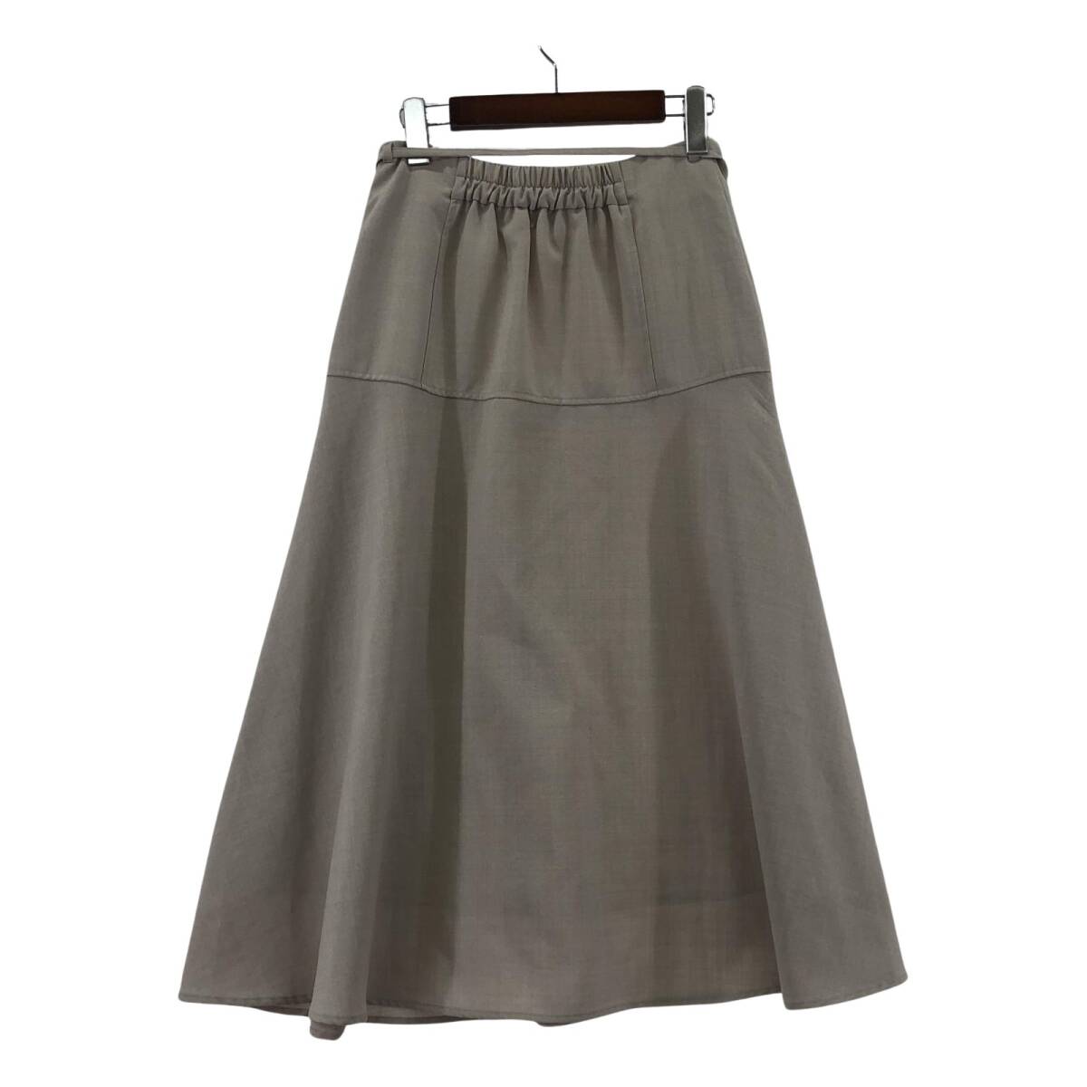Couture brooch クチュールブローチ フレア スカート size38/ベージュ レディース_画像4