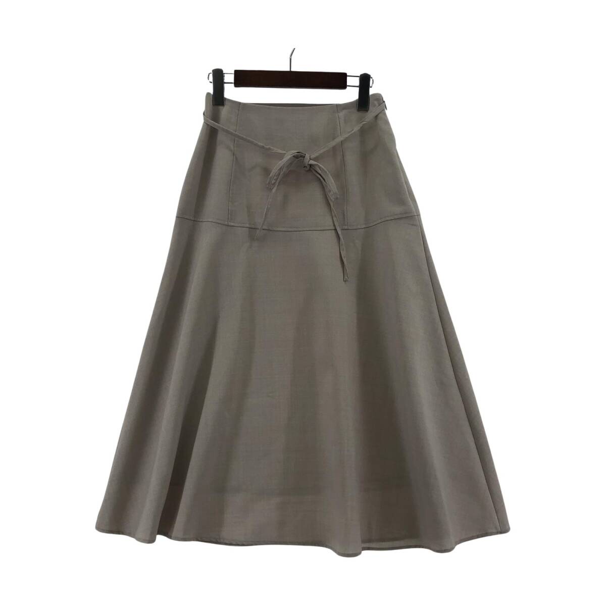 Couture brooch クチュールブローチ フレア スカート size38/ベージュ レディース_画像1