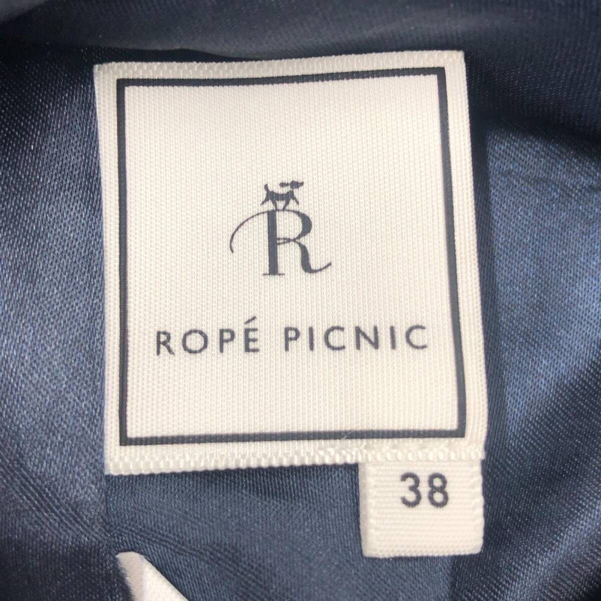 ROPE PICNIC ロペピクニック スカート size38/紺 レディース_画像8
