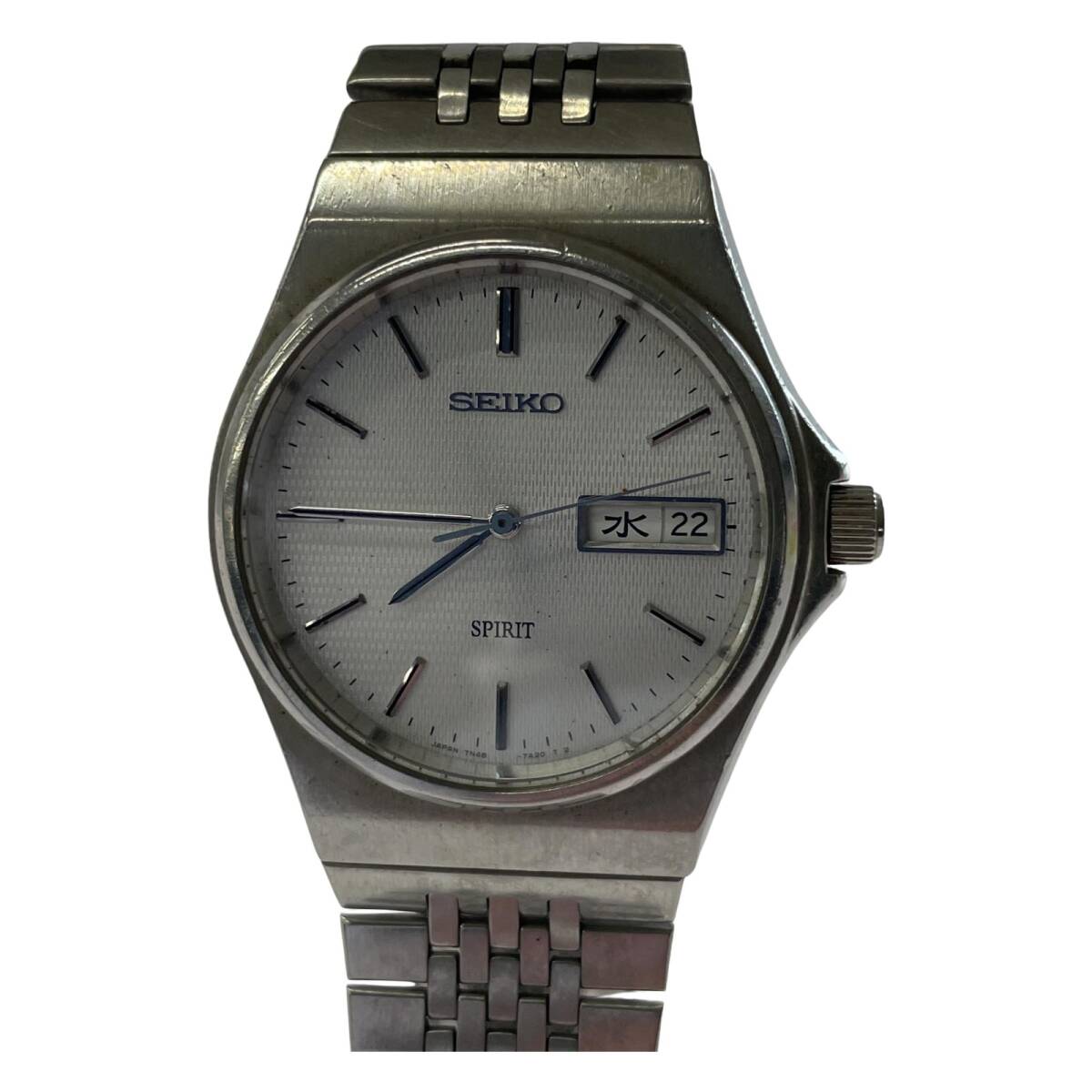 SEIKO SPIRIT セイコー スピリット 7N48-7A10 腕時計/シルバー メンズ クオーツの画像1