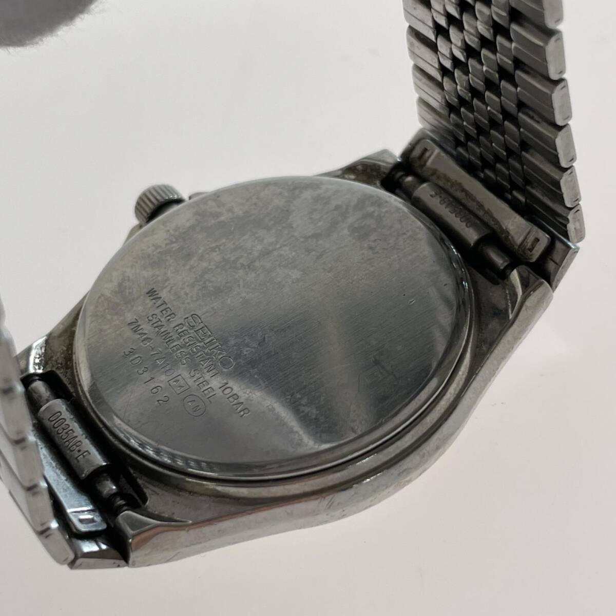 SEIKO SPIRIT セイコー スピリット 7N48-7A10 腕時計/シルバー メンズ クオーツの画像5