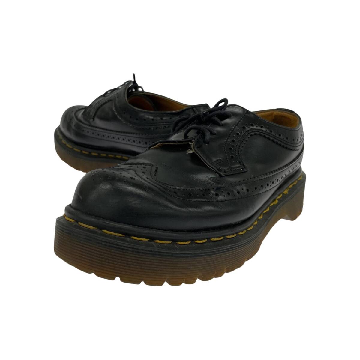 Dr.Martens ドクターマーチン ウイングチップ　レザー シューズ その他靴 size4/黒 レディース_画像1
