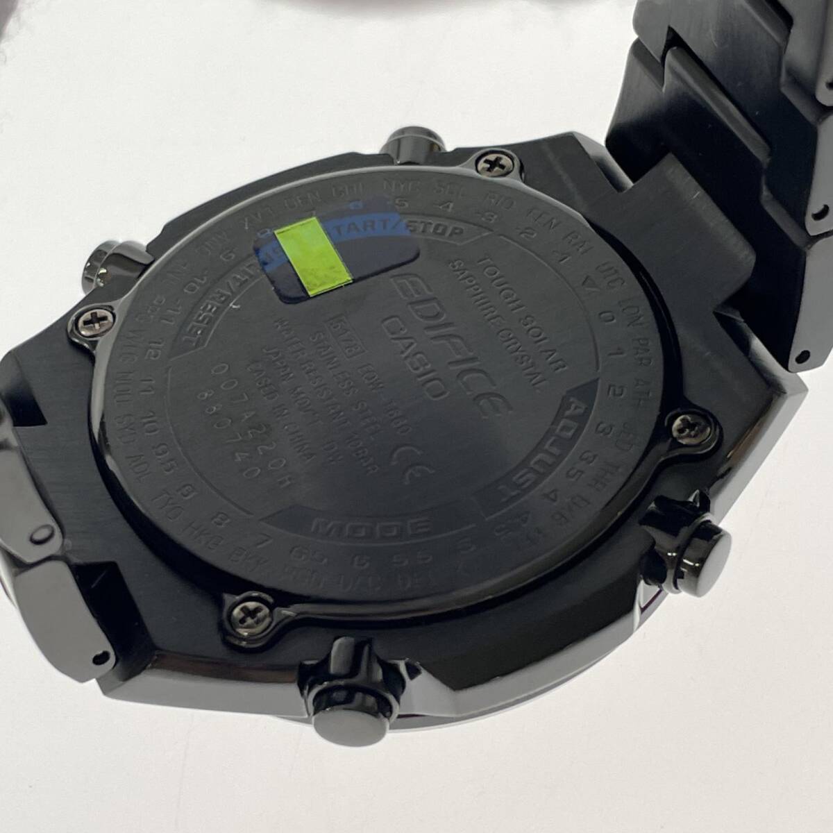 CASIO カシオ EQW-T660 EDIFICE ソーラー 腕時計/ブラック メンズ_画像5