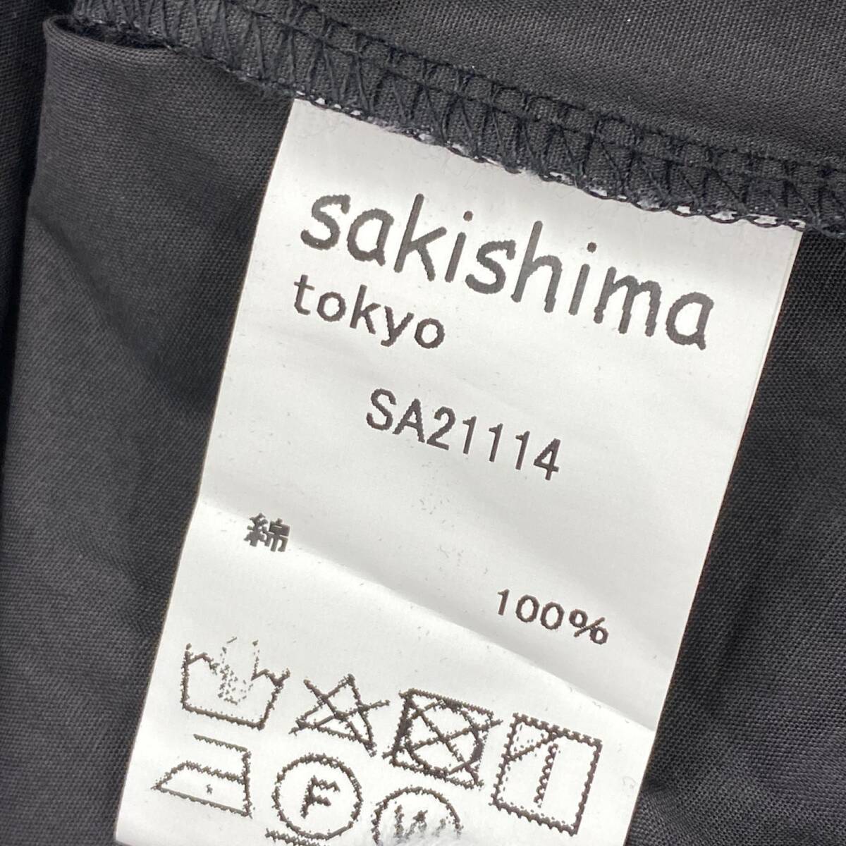 ゆうパケットOK sakishima tokyo サキシマ トーキョー ブラウス size表記なし/黒 レディース_画像6