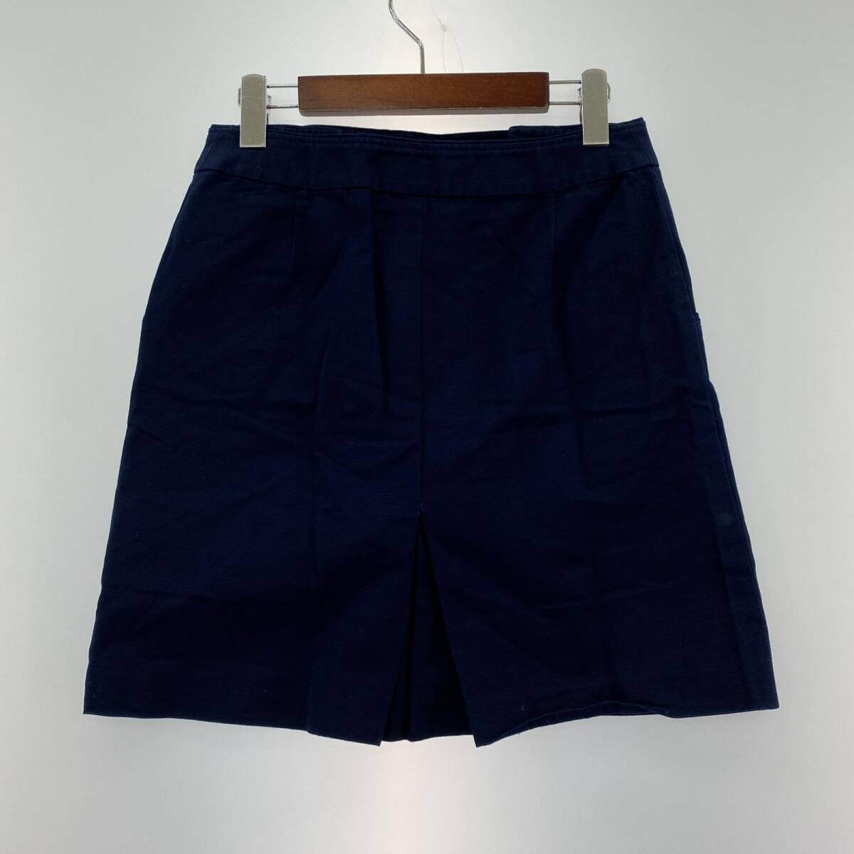 LAPIS BEAMS ラピスビームス フロントボタン スカート size38/紺 レディース_画像4