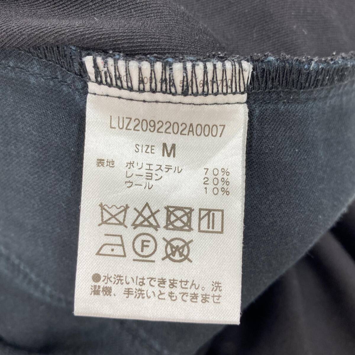 Lui's ルイス タック　テーパード パンツ sizeM/ブラック レディース_画像5