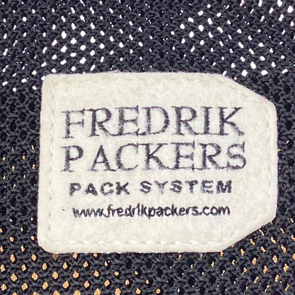 FREDRIK PACKERS フレドリックパッカーズ メッシュ ショルダーバッグ/ブラック×ブラウン ユニセックスの画像6