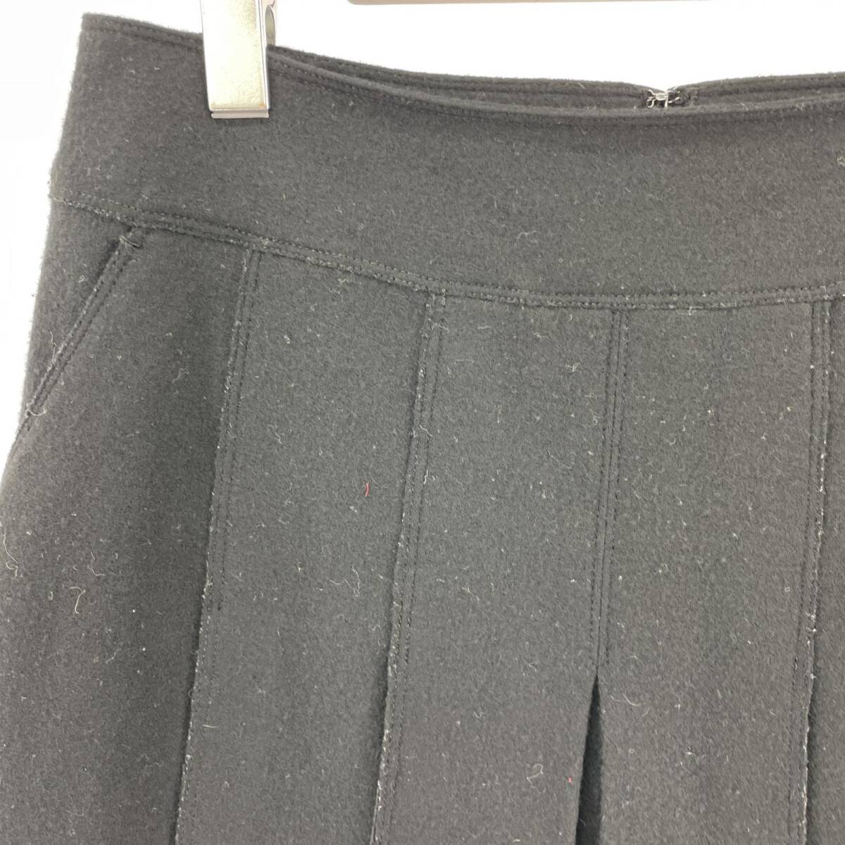 ensuite エンスウィート アンゴラ混 スカート size33/ブラック レディース_画像4