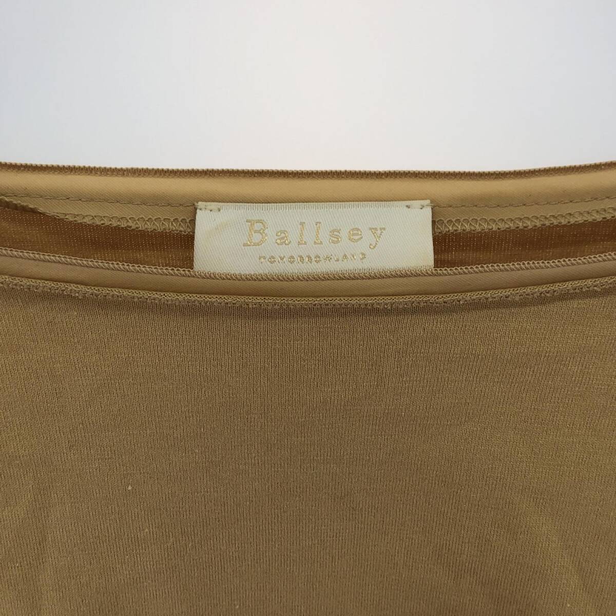 yu. packet OK BALLSEY Ballsey do King car - ring cut and sewn sizeS/ beige lady's 