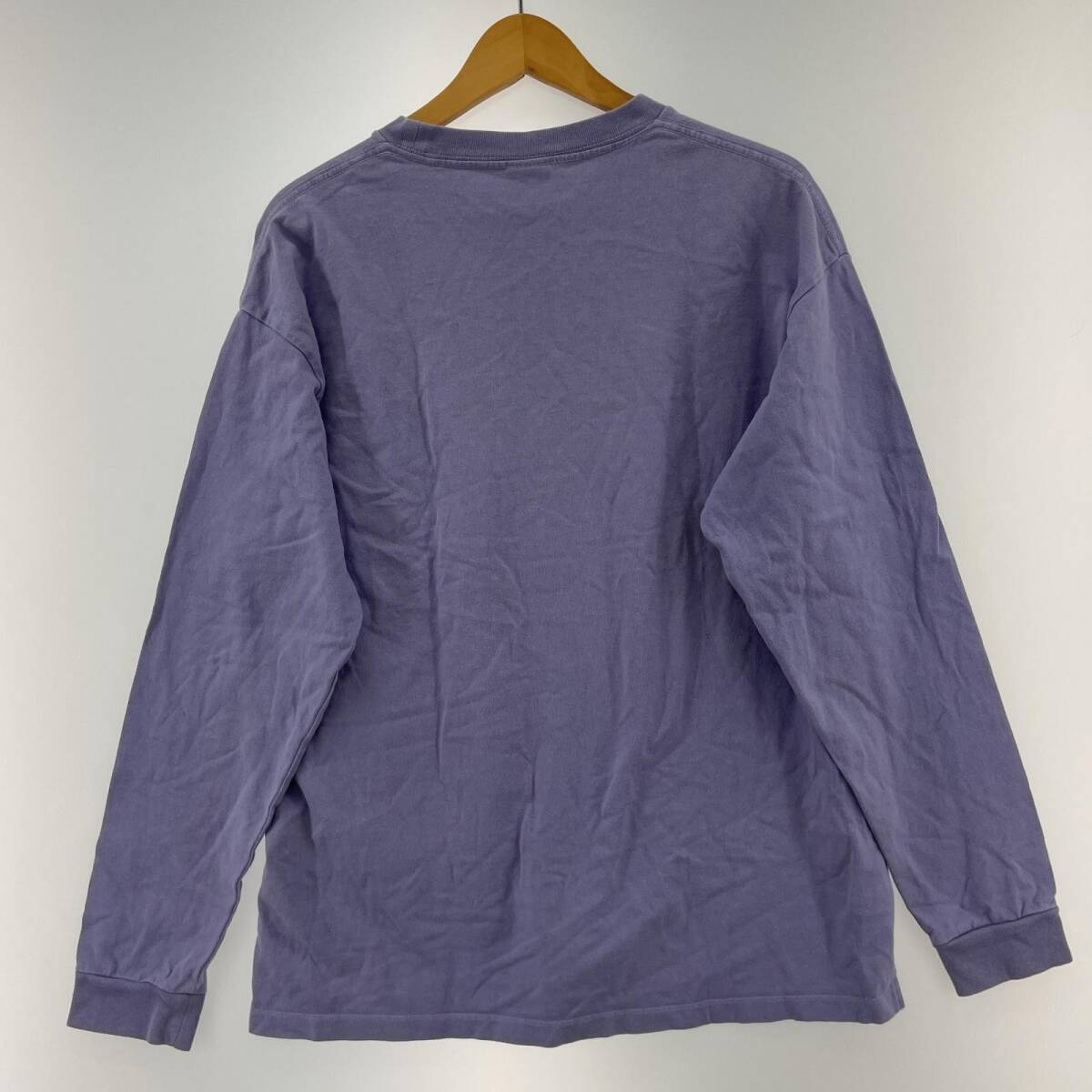 FRUIT OF THE LOOM フルーツオブザルーム 胸ポケット 長袖Ｔシャツ sizeS/ラベンダー メンズ_画像4