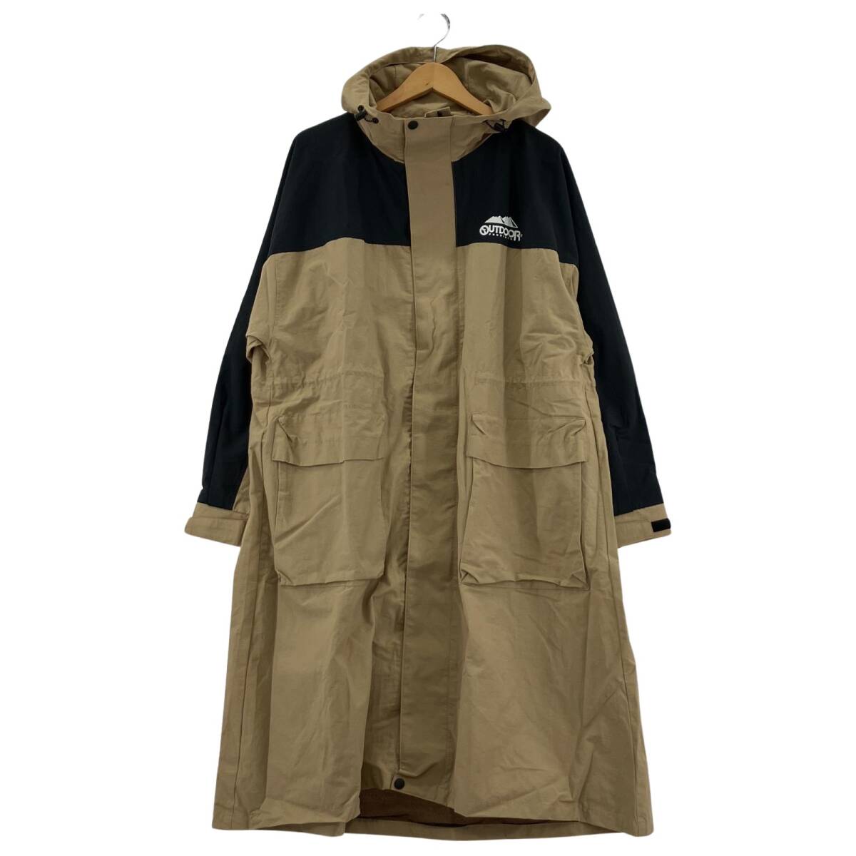 OUTDOOR アウトドア ×VIS　ビス　マウンテン ジャケット sizeF/ベージュ×ブラック
