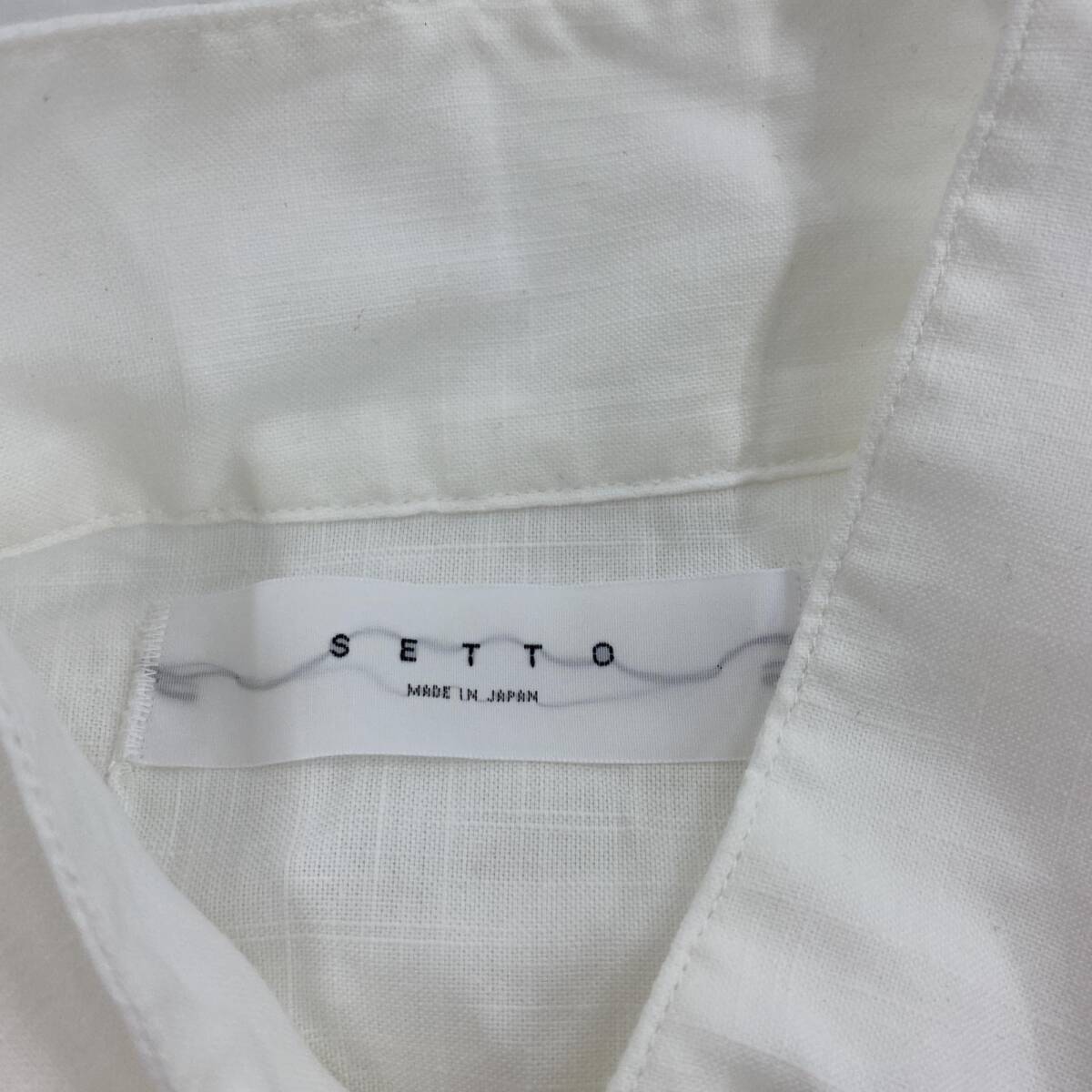 ゆうパケットOK SETTO セット 半袖シャツ sizeフリー/ホワイト レディースの画像4