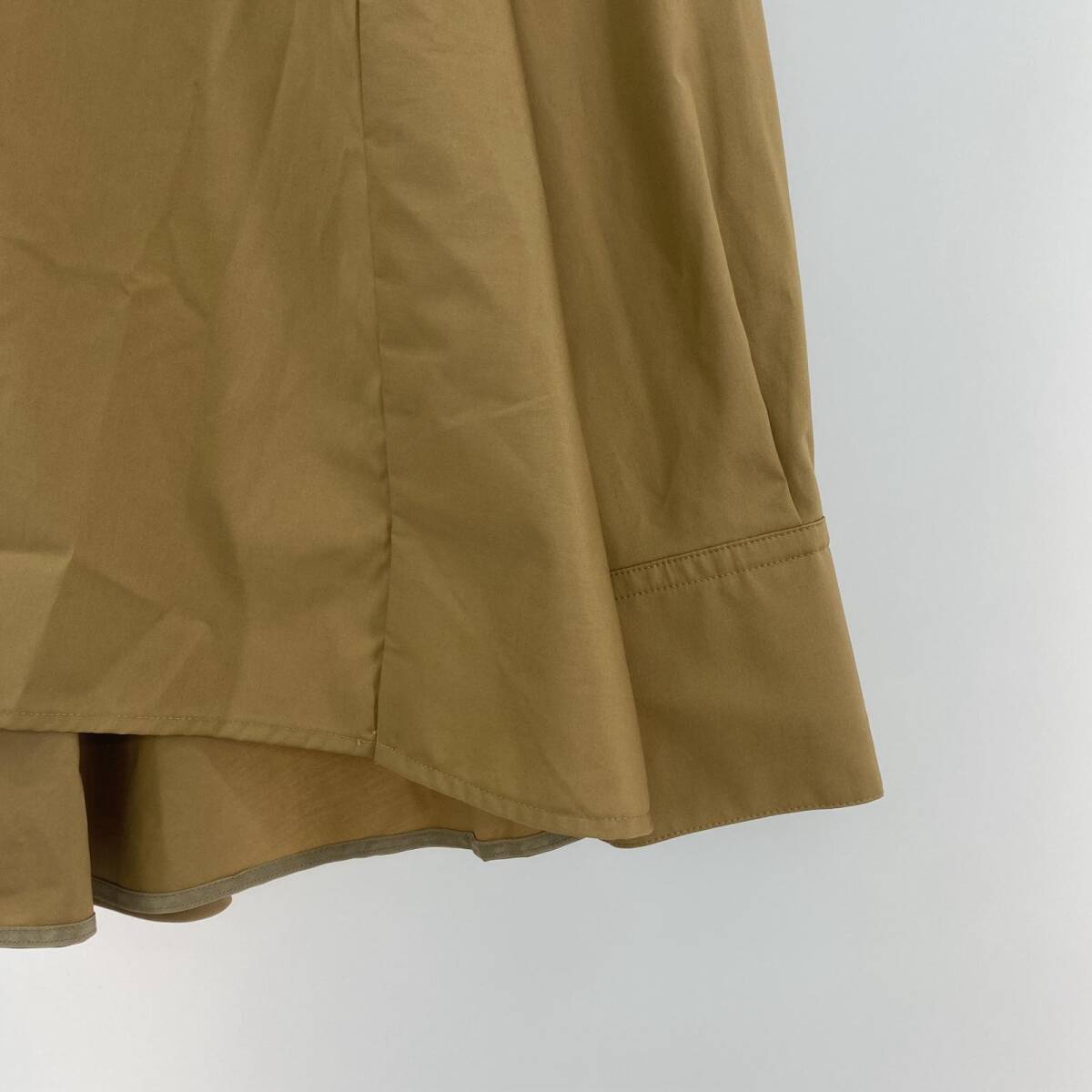 美品 ゆうパケットOK #Newans ハッシュニュアンス タグ付き 長袖シャツ size1/茶系 レディースの画像3