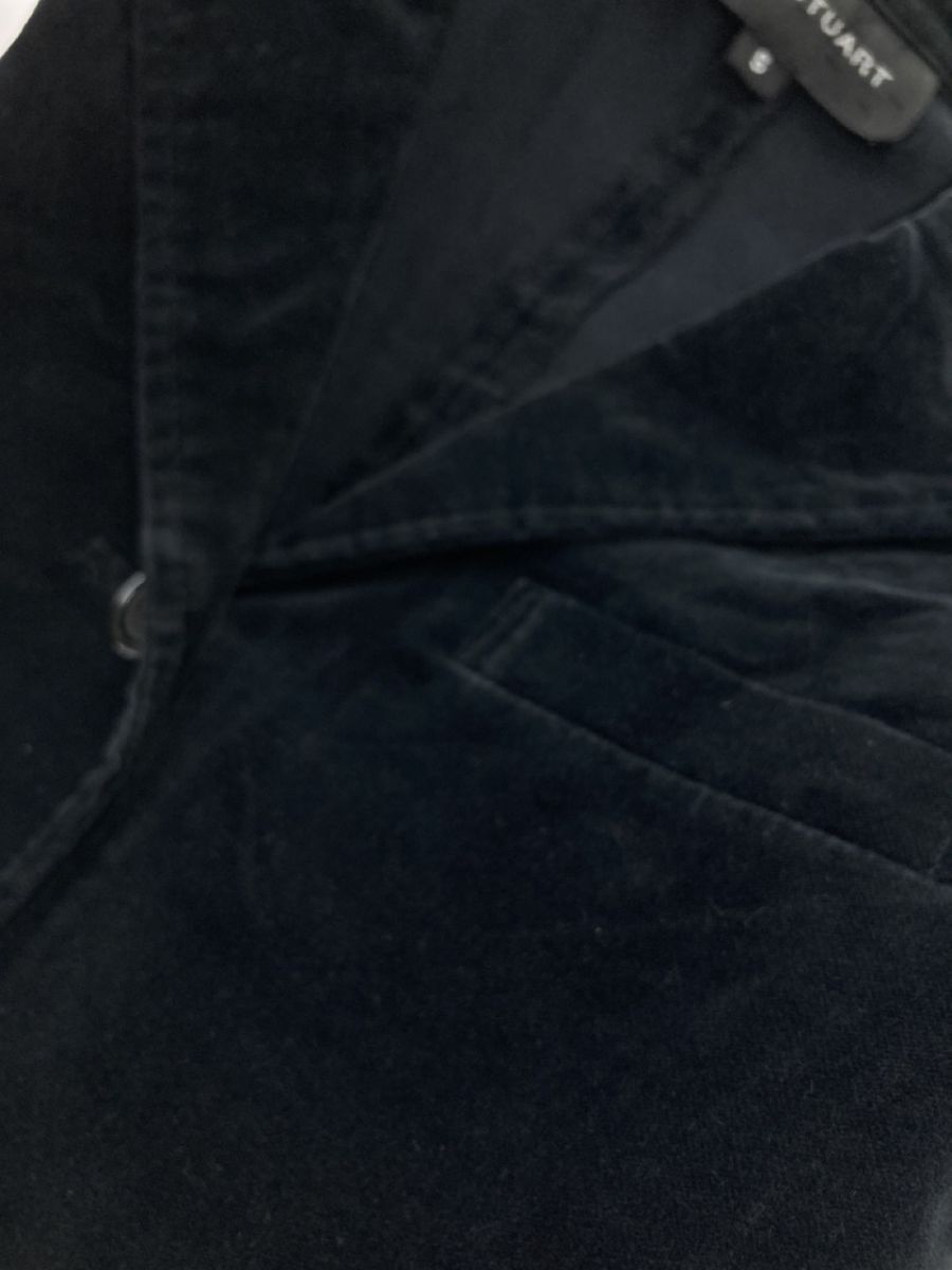 JILLSTUART Jill Stuart велюр tailored jacket sizeS/ темно-синий *# * dka6 женский 