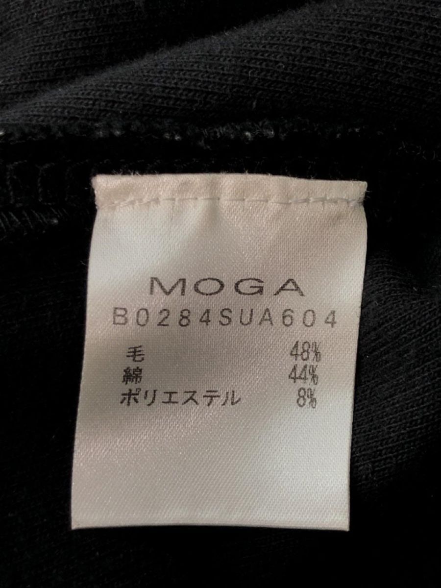 MOGA モガ ウール混 ノーカラー コート size2/黒 ◇■ ☆ dba2 メンズの画像4