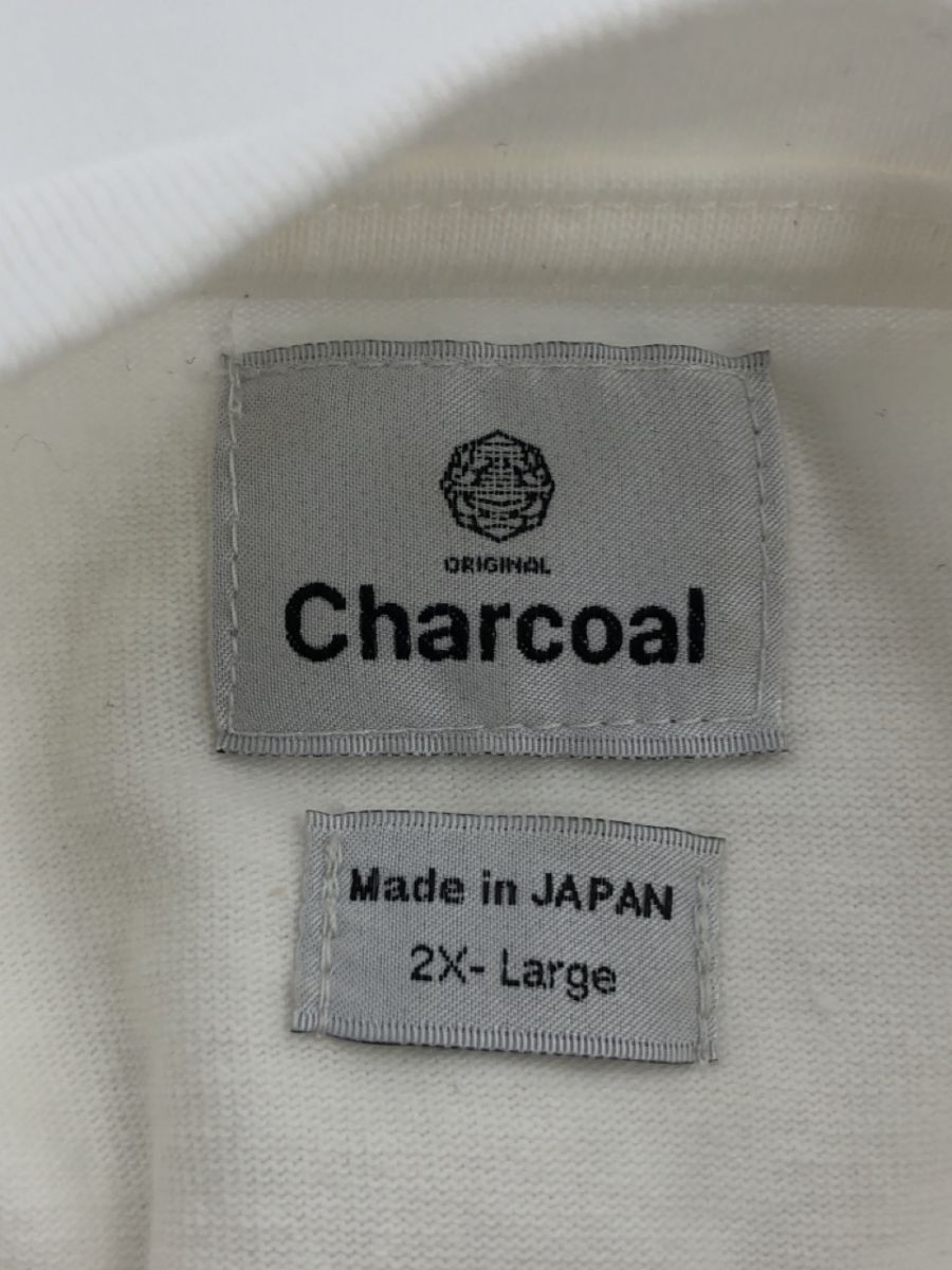Charcoal 綿100％ Tシャツ size2XL/白 ■◆ ☆ ddb7 メンズの画像3