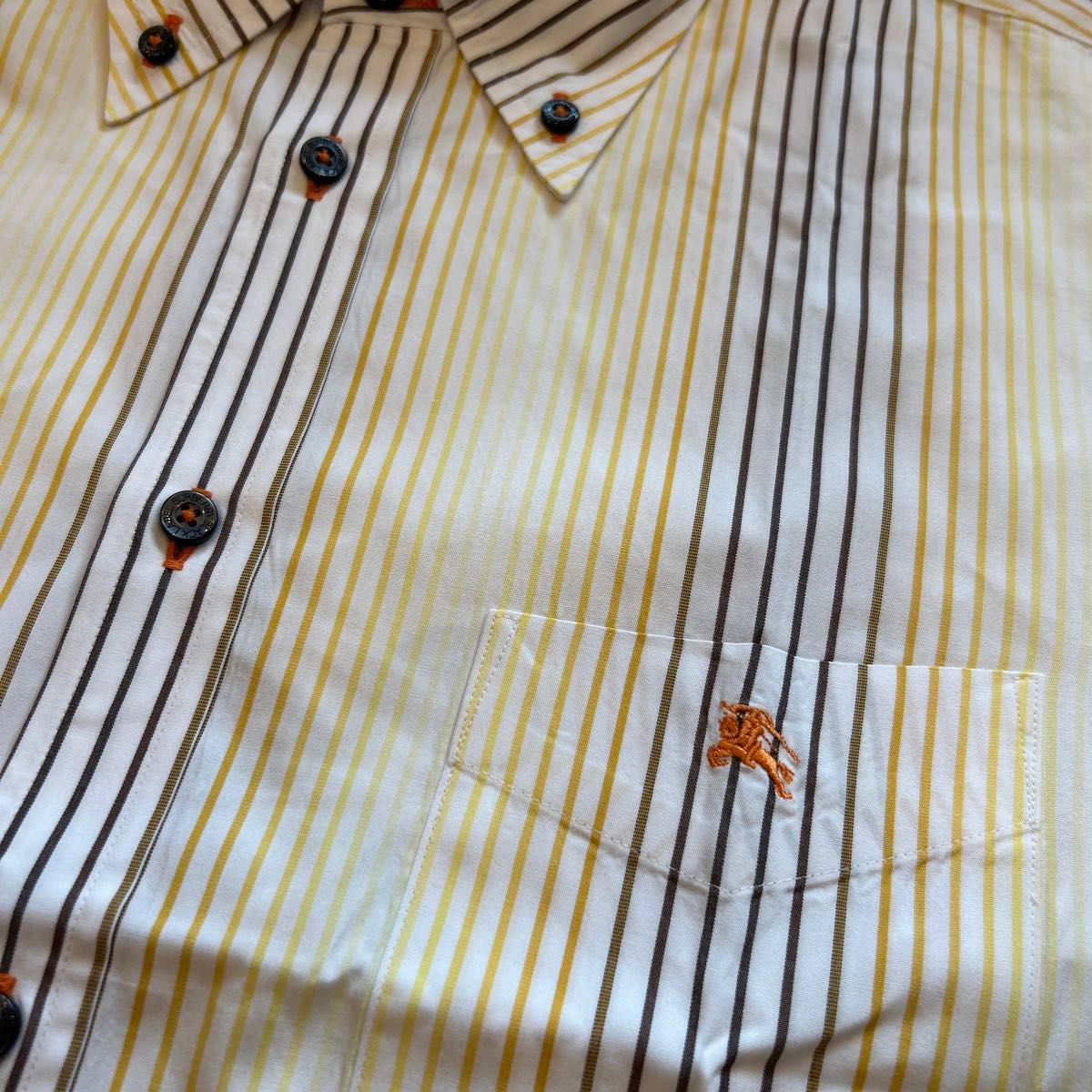 バーバリーブラックレーベル　 4枚セット　ボタンダウンシャツ　半袖3枚　長袖1枚　ストライプ