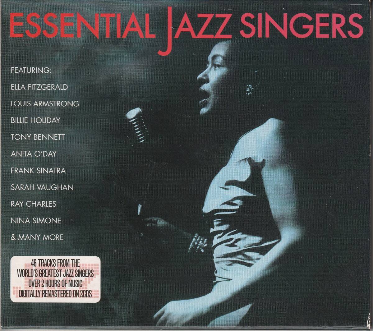 UK盤CD2枚組★Essential Jazz Singers★46曲入★Nina Simone Dinah Washington Louis Armstrong Chet Baker Billie Holidayの画像1