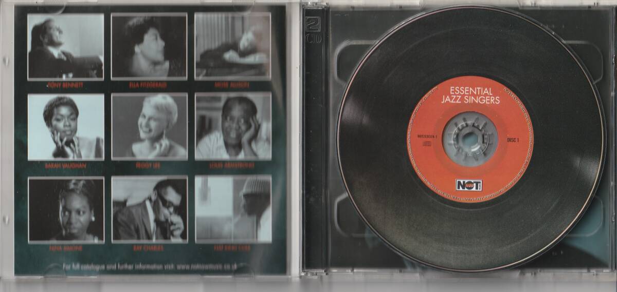 UK盤CD2枚組★Essential Jazz Singers★46曲入★Nina Simone Dinah Washington Louis Armstrong Chet Baker Billie Holidayの画像3
