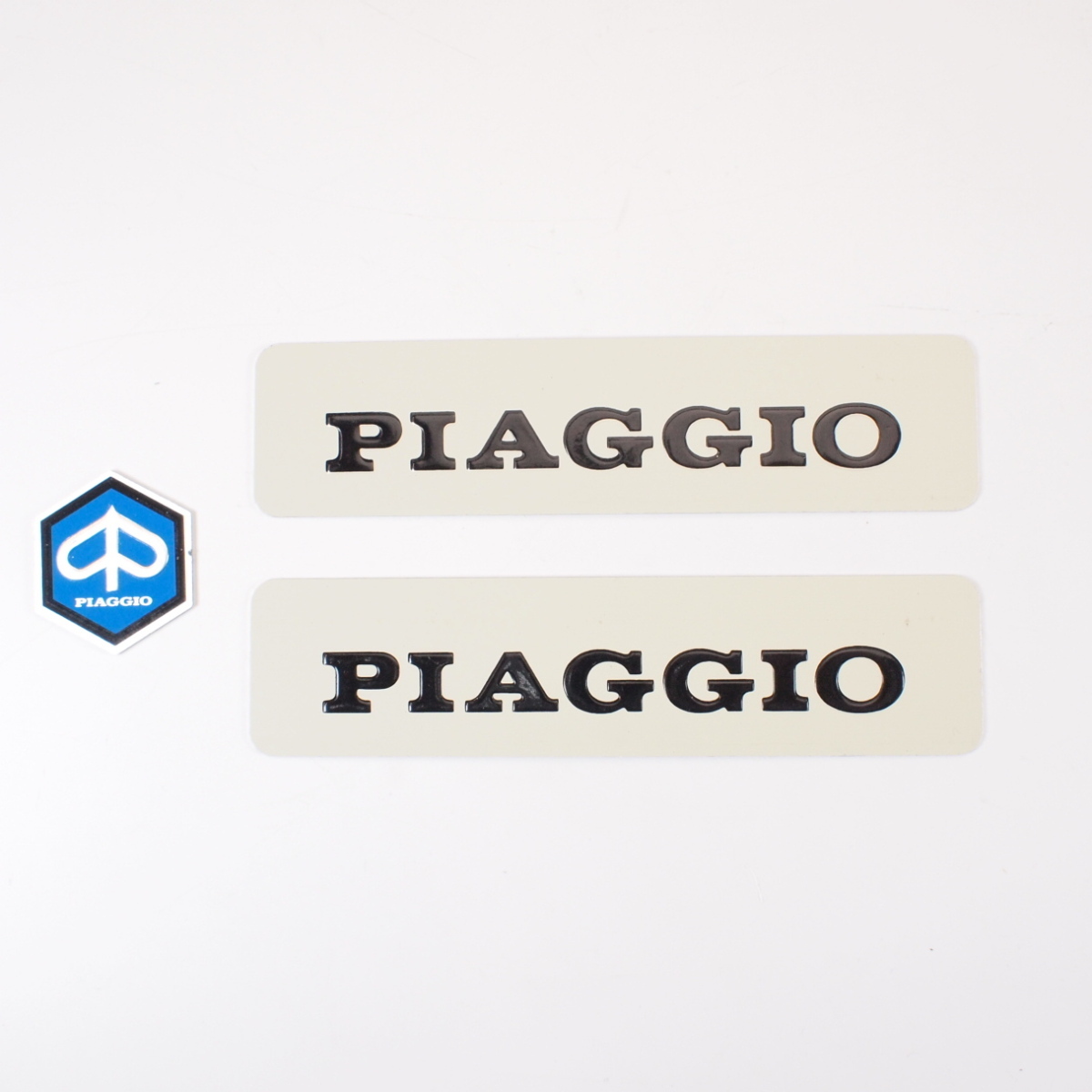 Lettering set frame Aluminium black/blue- Piaggio Ciao ピアジオ チャオ アルミ フレームステッカーの画像1