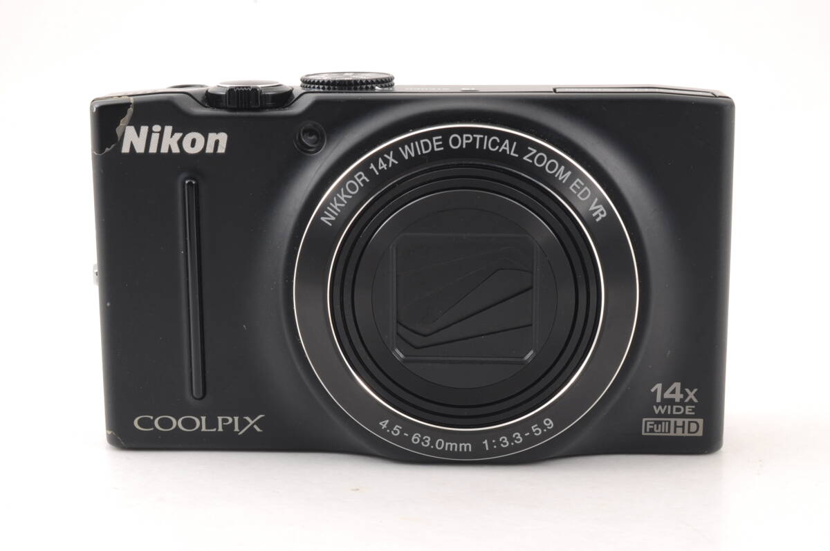 動作品 ニコン Nikon COOLPIX S8200 クールピクス 黒 ブラック コンパクトデジタルカメラ 管K6477_画像2