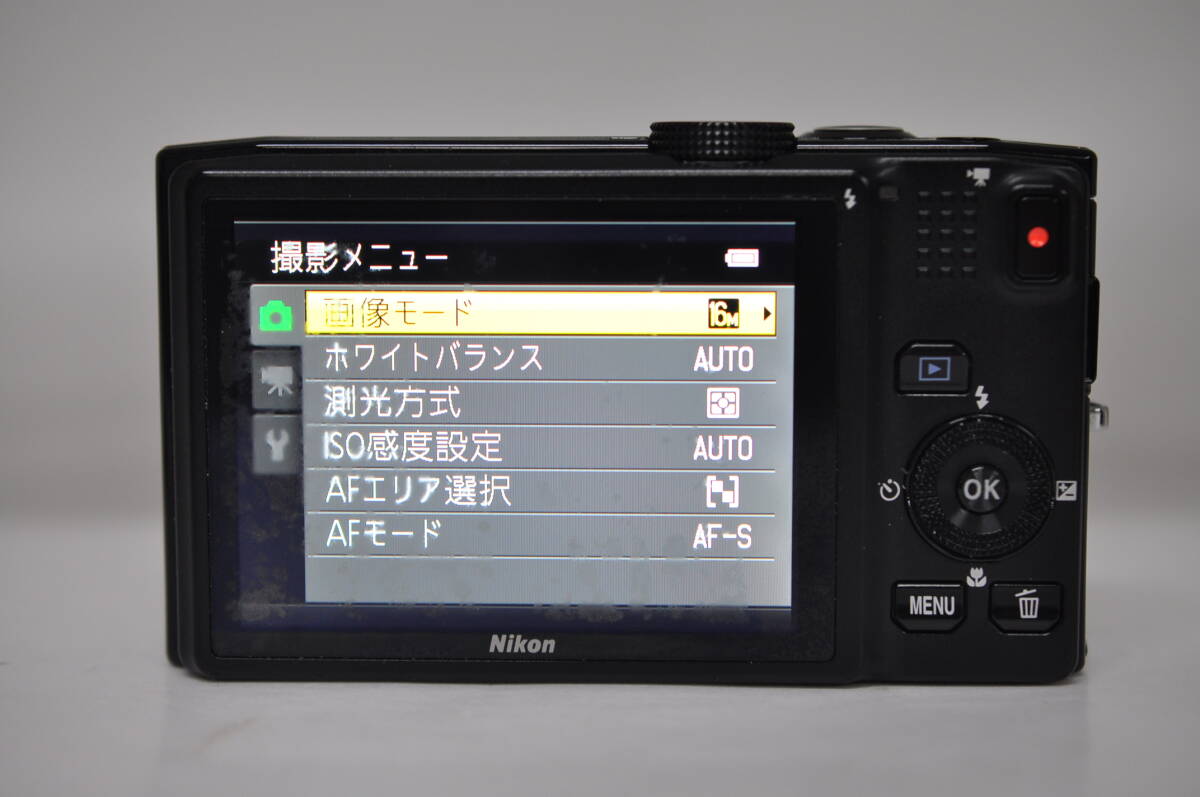 動作品 ニコン Nikon COOLPIX S8200 クールピクス 黒 ブラック コンパクトデジタルカメラ 管K6477_画像8