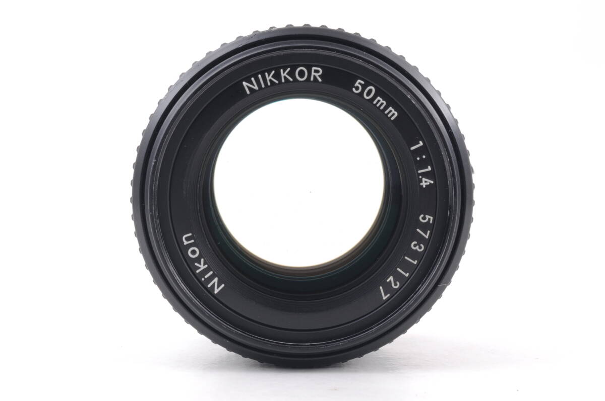 ニコン Nikon NIKKOR 50mm f1.4 Ai-s MF 一眼カメラレンズ 管K6557_画像6