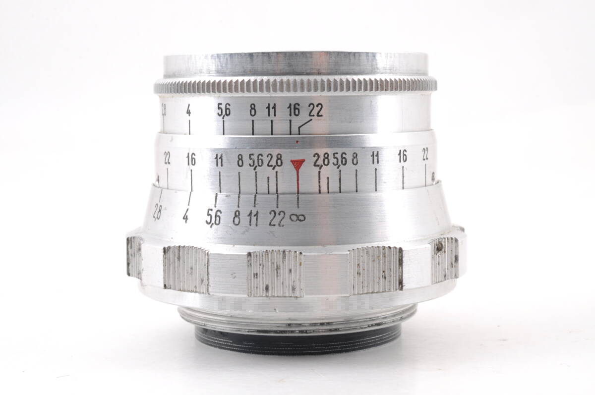 Industar-26M 52mm f2.8 Lマウント ロシア製 MF 一眼カメラレンズ 管K6566の画像2