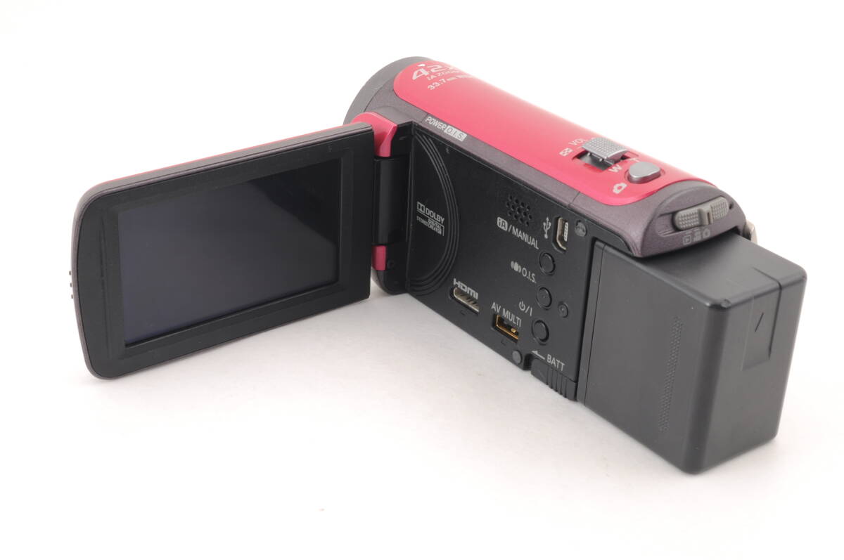 動作品 パナソニック Panasonic HDC-TM45 FULL HD ピンク デジタルビデオカメラ 管K6654の画像8