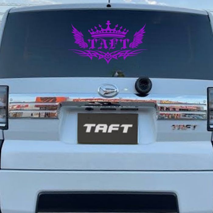 [LLサイズ金]DAIHATSU系　TAFT タフト トライバル王冠ステッカー
