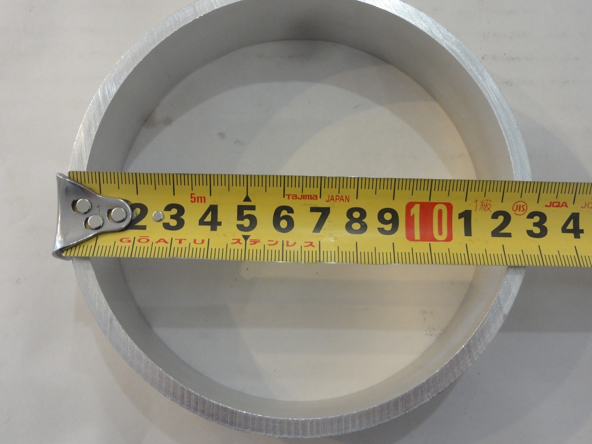 TTOWN★ リサイクル 10個セット 用途不明 アルミ製 リング 直径13㎝ 高さ3㎝ M-1の画像4