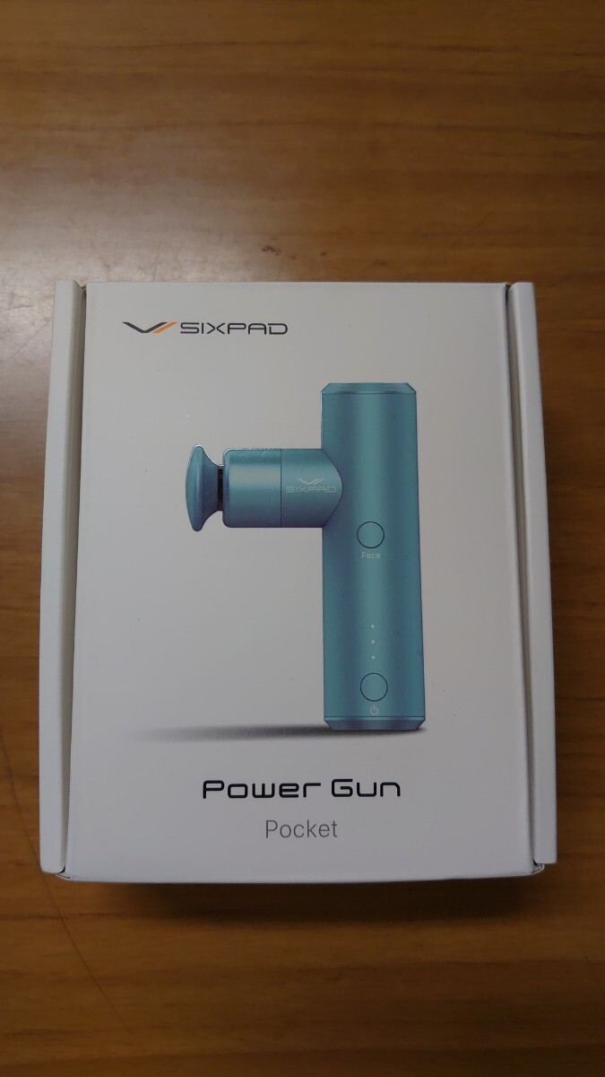 【新品・未使用】SIXPAD Power Gun Poket ブルー 保証期間残有 シックスパッド パワーガンポケットの画像1