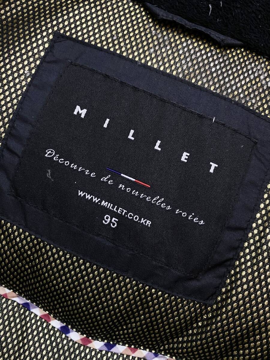 (T4369) MILLET WINDSTOPPER ダウンジャケット メンズ M サイズ 正規品 _画像9