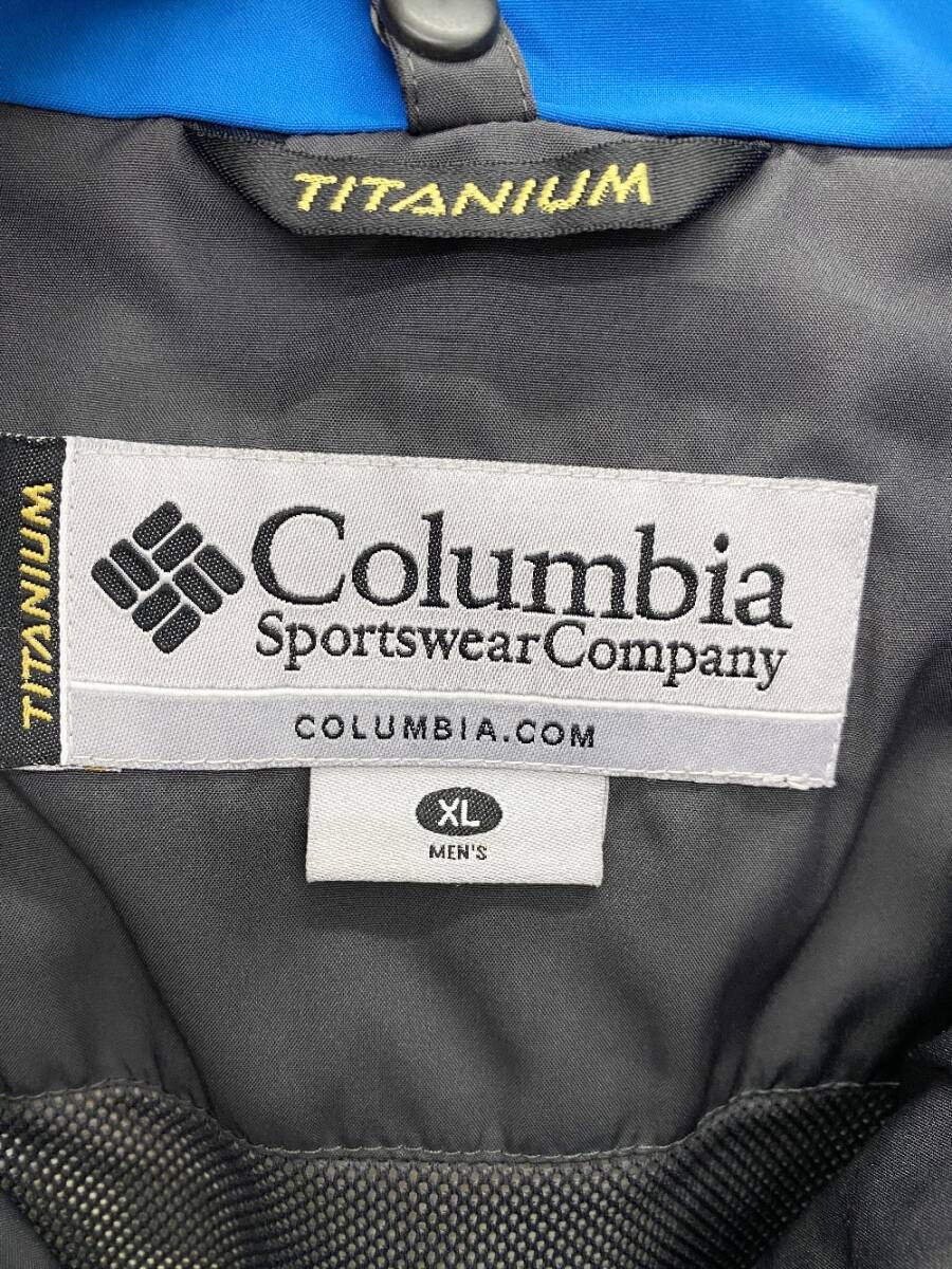 (T4557) COLOMBIA TITANIUM GORE-TEX WINDBREAKER JACKET ウィンドブレーカー ジャケット メンズ XL サイズ 正規品_画像9