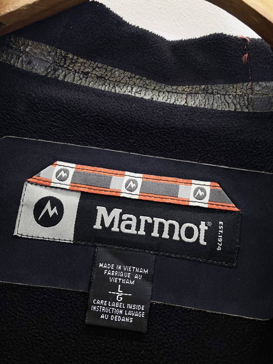 (T4569) MARMOT WINDBREAKER JACKET ウィンドブレーカー ジャケット メンズ L サイズ 正規品の画像7