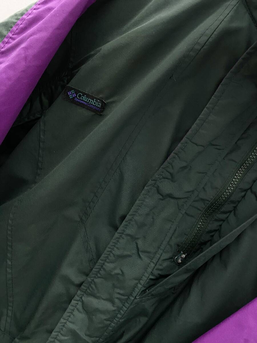 (T4521) COLOMBIA WINDBREAKER JACKET ウィンドブレーカー ジャケット メンズ L サイズ 正規品_画像3