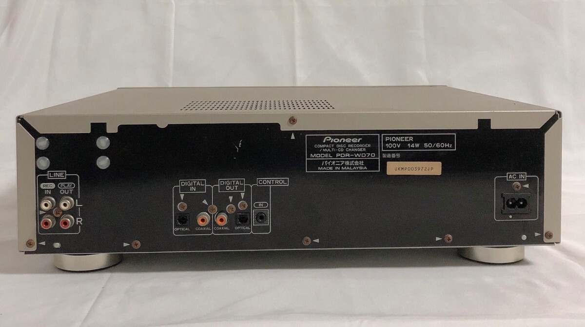 Pioneer パイオニア PDR-WD70 CDプレーヤー リモコン付き の画像10