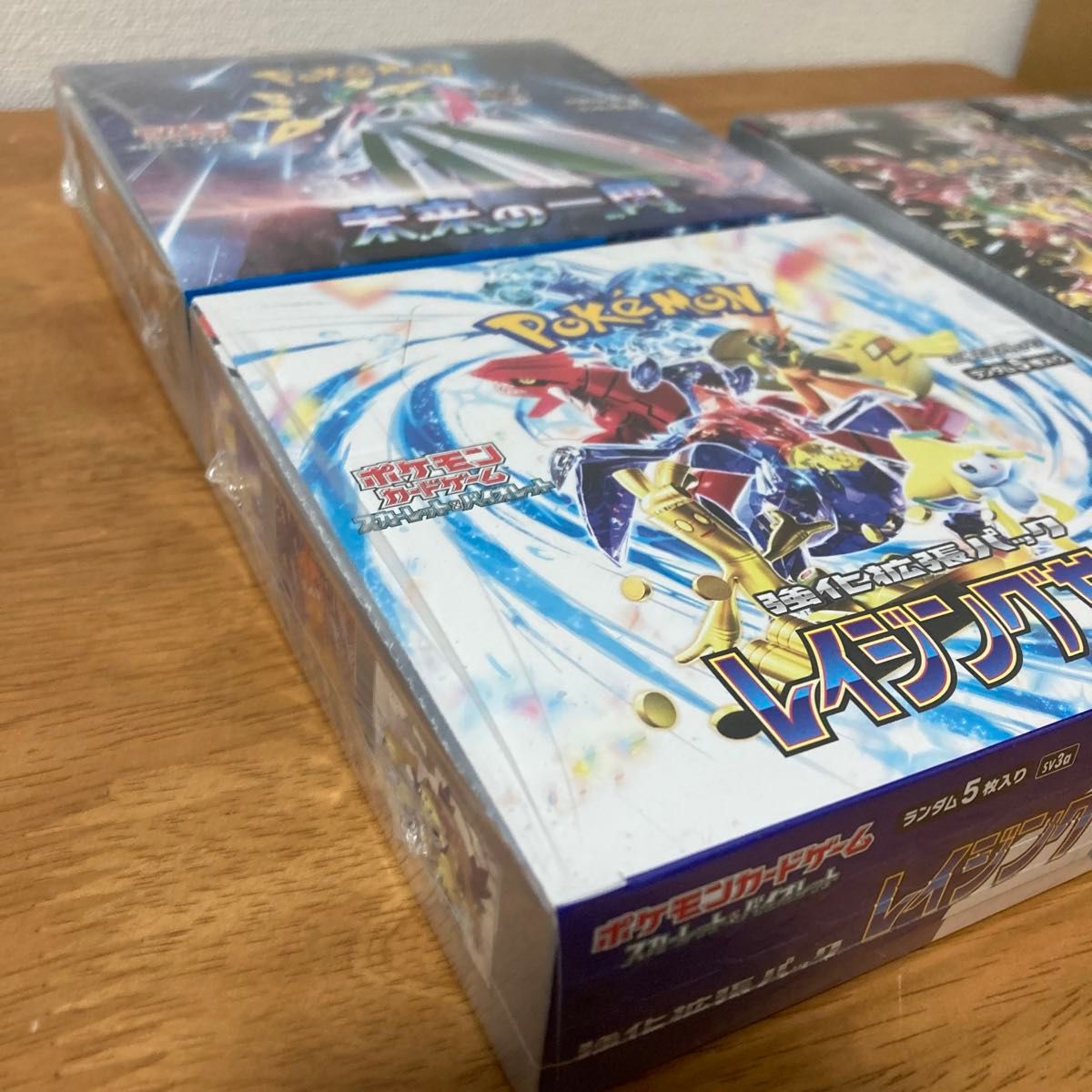 ポケモンカード　4ボックス　まとめ売り　シャイニートレジャーex 未来の一閃　レイジングサーフ　4BOX シュリンク付き　　