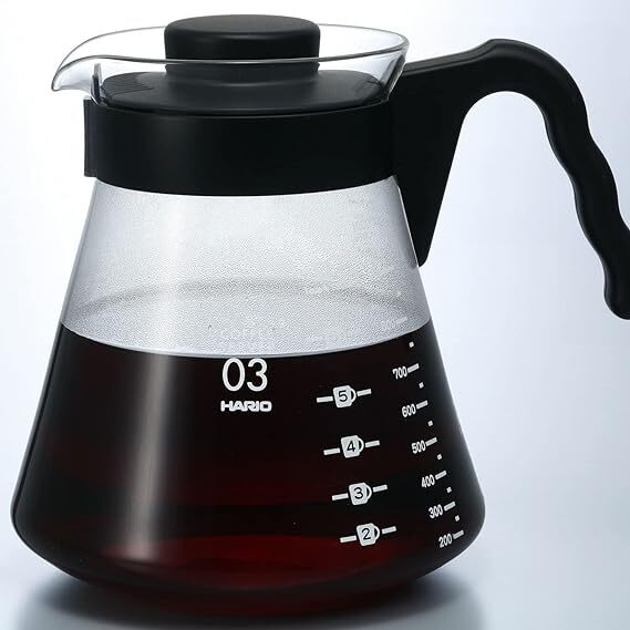 HARIO(ハリオ) V60コーヒーサーバー 実用容量1000ml ブラック 日本製 VCS-03B_画像6