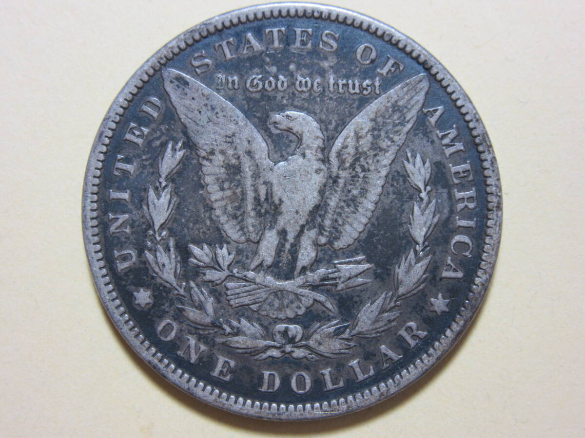 ９、アメリカ ONE DOLLAR銀貨 １８８２年 佳品 ２６，１１ｇの画像5