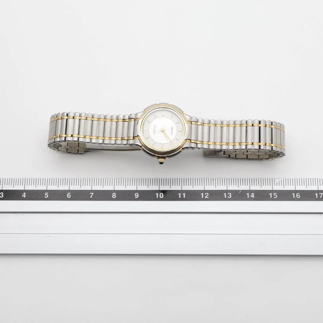 《美品》SEIKO Exceline 腕時計 ゴールド レディース ドレス s の画像9