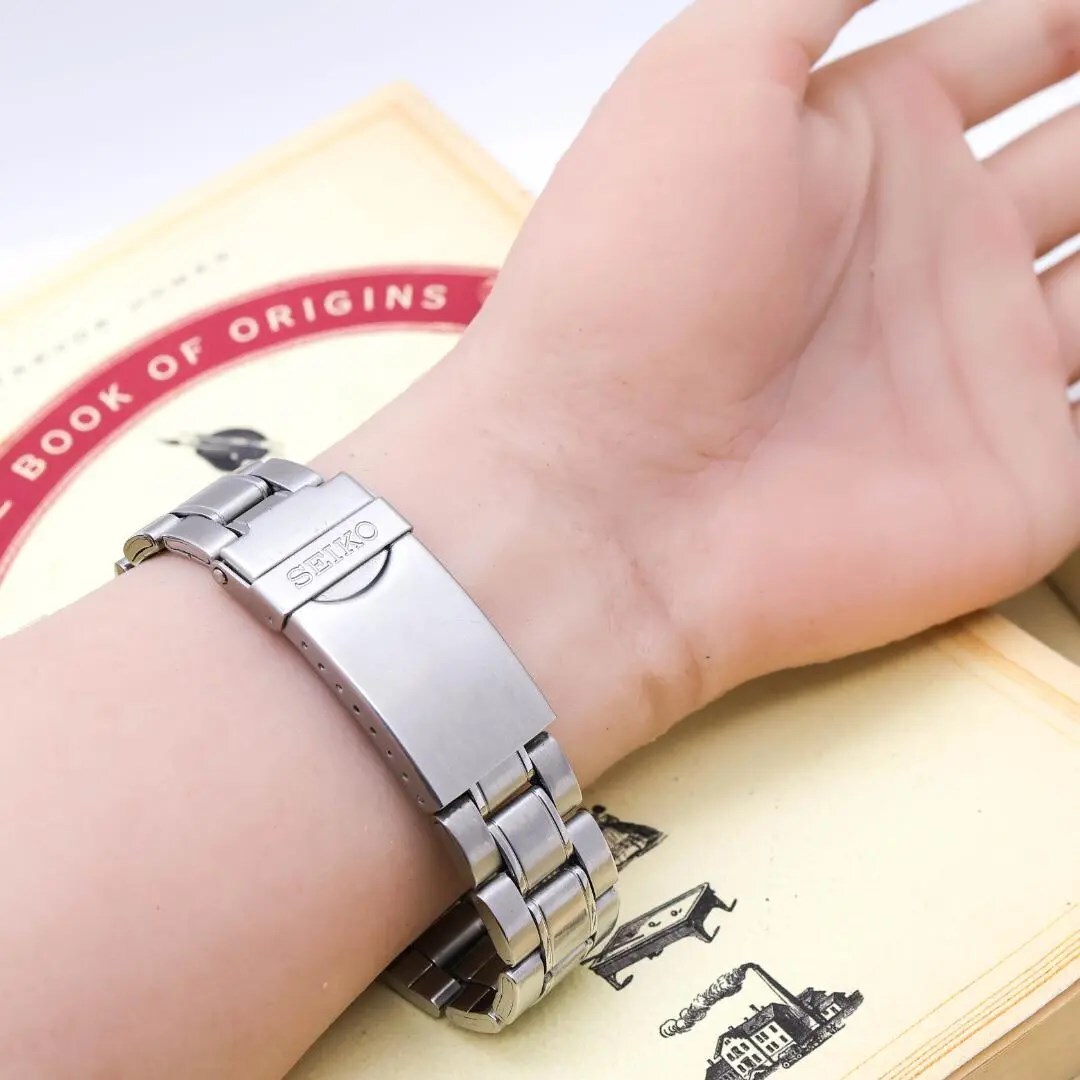 ◆稼働 SEIKO 腕時計 クロノグラフ デイト メンズ 新品電池 x